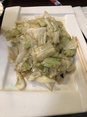 Sautéed cabbage 炒高麗菜  at CoCo Lin Vegetarian House in Ridgewood