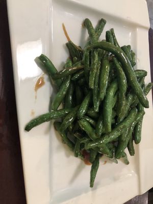 V1 sautéed string bean   at CoCo Lin Vegetarian House in Ridgewood