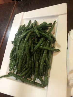 V1 sautéed string bean   at CoCo Lin Vegetarian House in Ridgewood