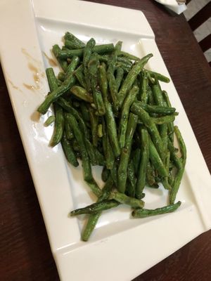 V1 sautéed string bean   at CoCo Lin Vegetarian House in Ridgewood