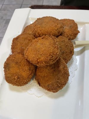 Vegan chicken nuggets   at CoCo Lin Vegetarian House in Ridgewood