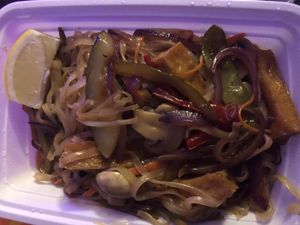 Vegan pad Thai  at CoCo Lin Vegetarian House in Ridgewood