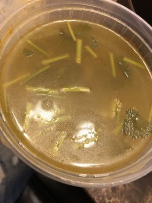 Tomtum soup  at CoCo Lin Vegetarian House in Ridgewood