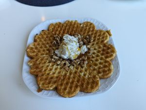 Kardemumma Waffel at Dannäs Våfelcafé in Forsheda