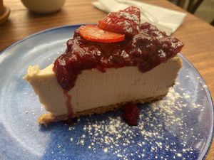 Cheese cake #Veganuary at Infinite Cafe Plant-Powered Kitchen  in Western Cape