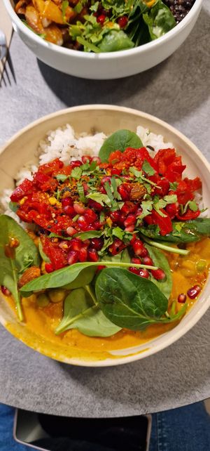 Indian Curry at beets&roots in Frankfurt