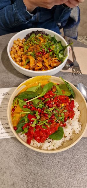 Meal at beets&roots in Frankfurt