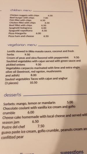 Only the tacos are not vegan at Bistro del Puerto in Lanzarote