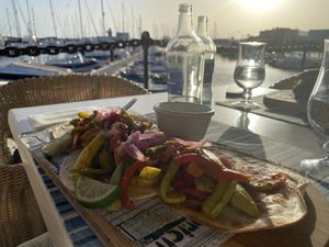 Gemüse Taccos  at Bistro del Puerto in Lanzarote