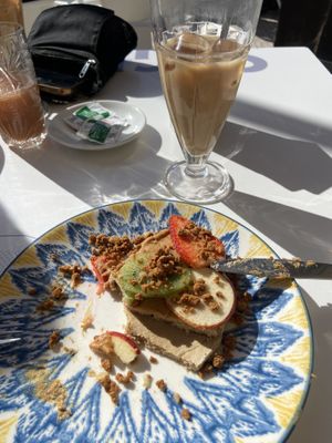 Forgot to take a picture beforehand, super tasty!  at Village Brunch & Coffee in Nazare