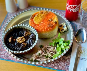 fesenjoon vegan at Zolfa Food in Istanbul