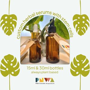 15ml & 30ml vegan facial serums at PNW Cosmetic Acupuncture in Seattle