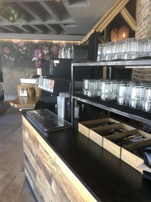  self service counter   at Wok on Fire in Pforzheim