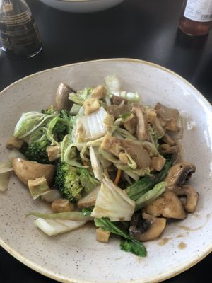 built your own (veg, tofu, seitan) ~11€  at Wok on Fire in Pforzheim
