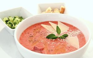 Gazpacho (vegan or vegetarian) at Red Cat in Dahab