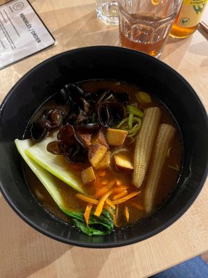 Tofoo ramen soup  at Ramenka in Budapest