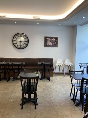 Interior seating  at Le Panetier - Rue Centrale in Lausanne