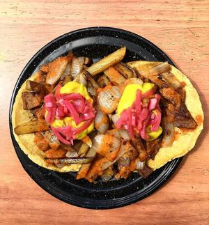 Tacón de tianguis  at Viva la Virria in Merida