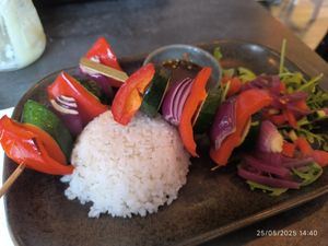 Fables skewers at Fables Coffee House in Edwinstowe