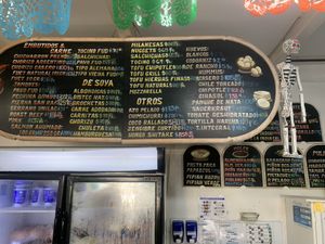 Offers some vegan products  at DAC in Playa Del Carmen