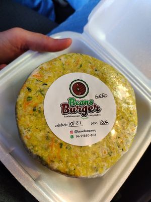 Hambúrguer de grão de bico at Beans Burger in Botucatu