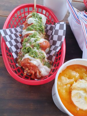 chlli cook off dog? at Honey Butter Country Fare in Portland