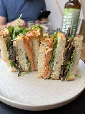 Arvo sandwich, satiating and delicious  at Arvo Specialty Coffee (Guggenheim) in Bilbao