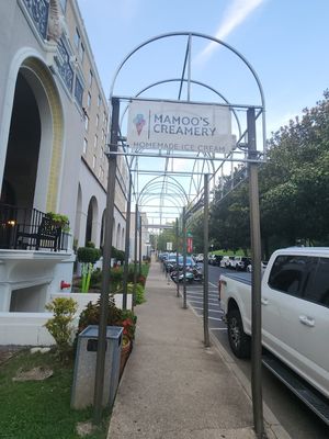 The side entrance. You can enter here. at Mamoo's Creamery in Hot Springs