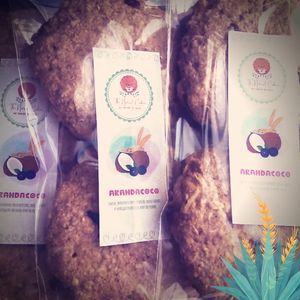 ARANDACOCO
Avena, arándano, coco, miel agave  at The Natural Cookies in Guadalajara