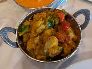 Bombay Alu (vegan) at Jaipur Indian in Boulder