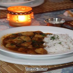 Shittake Seitan Stew at Cabot Shores Wilderness Resort in Cape Breton Island