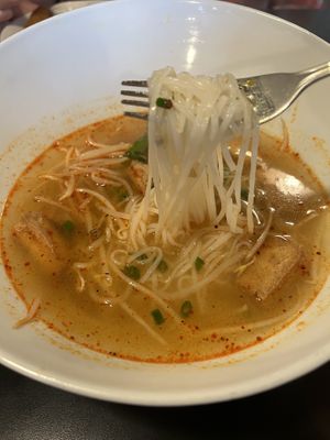 Spicy Vegan Noodle Soup  at Cashew Thai Cuisine in Seattle
