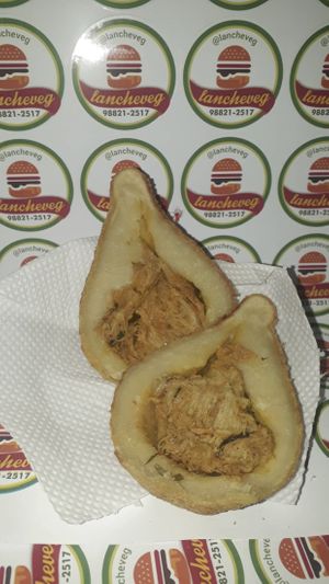Coxinha de jaca at Lanche Veg in Maceio