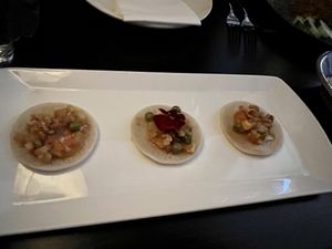 Vegetables tacos   at Chaophraya in Aberdeen