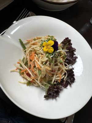 Vegan Papaya Salad   at Chaophraya in Aberdeen