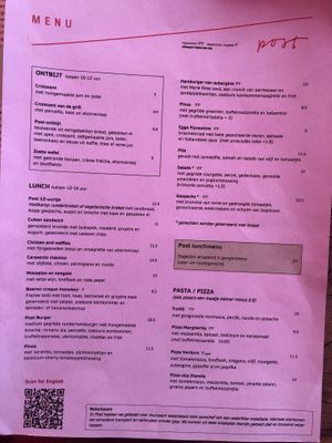 Menu zomer ‘23  at Post in Dordrecht