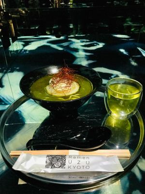 green tea ramen at Vegan Ramen UZU Tokyo in Tokyo