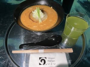 Spicy miso ramen  at Vegan Ramen UZU Tokyo in Tokyo