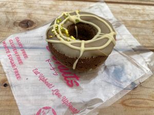 Pre-made Donut at Vegan Ramen UZU Tokyo in Tokyo