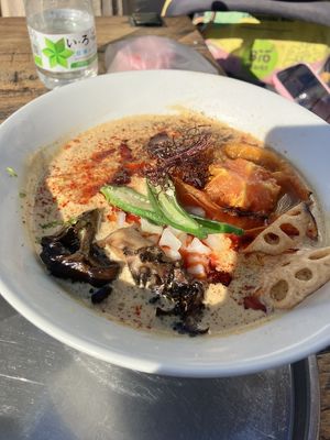   at Vegan Ramen UZU Tokyo in Tokyo