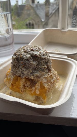 Vegan Haggis  at The Haggis Box in Edinburgh
