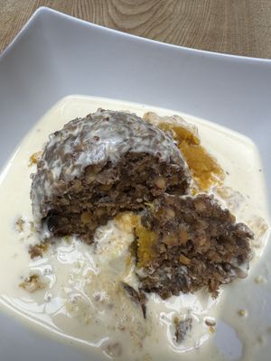 Vegan haggis   at The Haggis Box in Edinburgh
