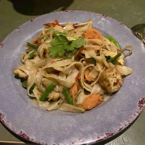 GF VE drunken noodles   at Rosa's Thai Cafe - Soho in London