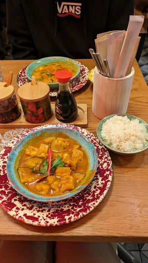 Penang Curry with Tofu at Rosa's Thai Cafe - Soho in London