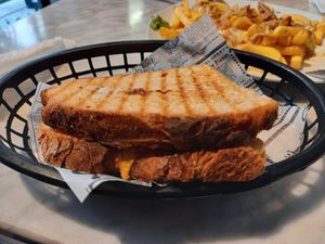 Medio sandwich jumbo. Delicioso. at Vida Cafe in Barcelona