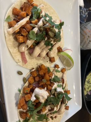 Tacos de patates douces 🍠   at Maria Maria in Chicoutimi