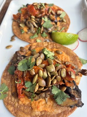 Tacos de champignons (entrée)  at Maria Maria in Chicoutimi