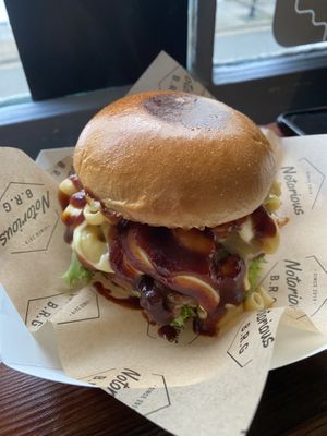 Mac Daddy burger  at Notorious BRG in Canterbury