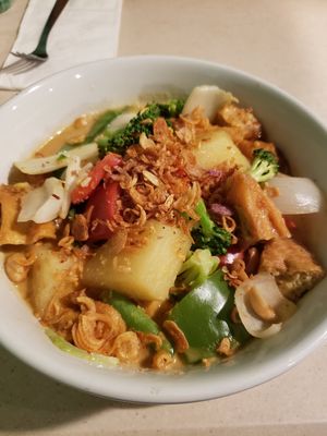 Tofu and vegetable curry! at Love Thai By Thai in Norwich