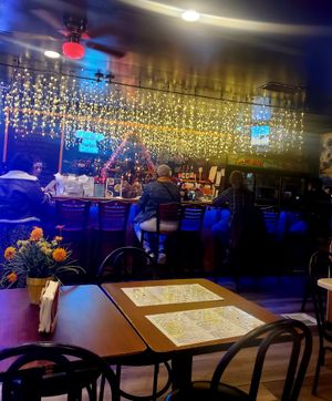 View of bar #Veganuary at Love Thai By Thai in Norwich